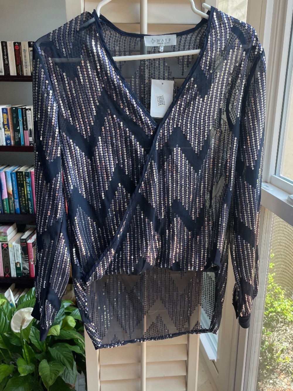 Nordstrom Sequin blouse WAYF ( where are you from?)